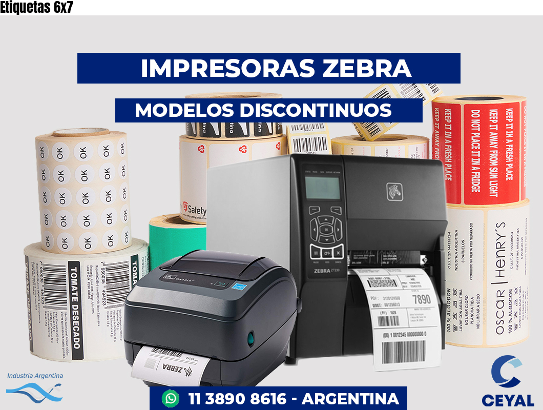 Etiquetas 6x7