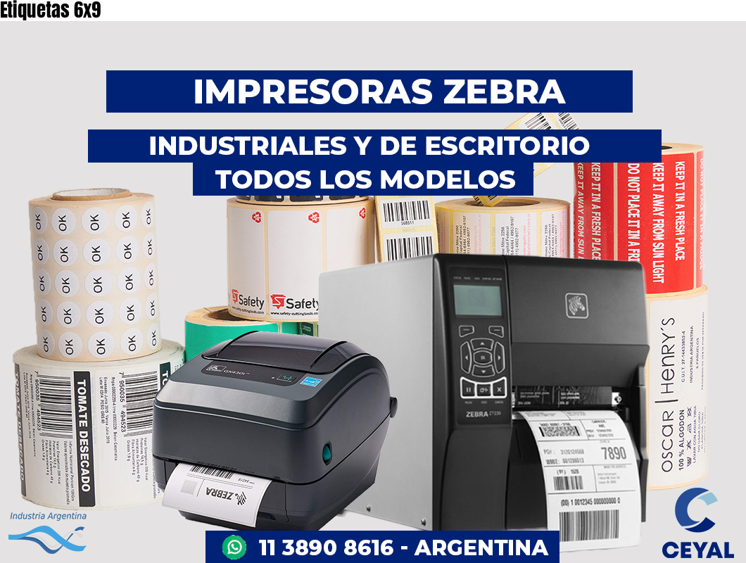 Etiquetas 6x9