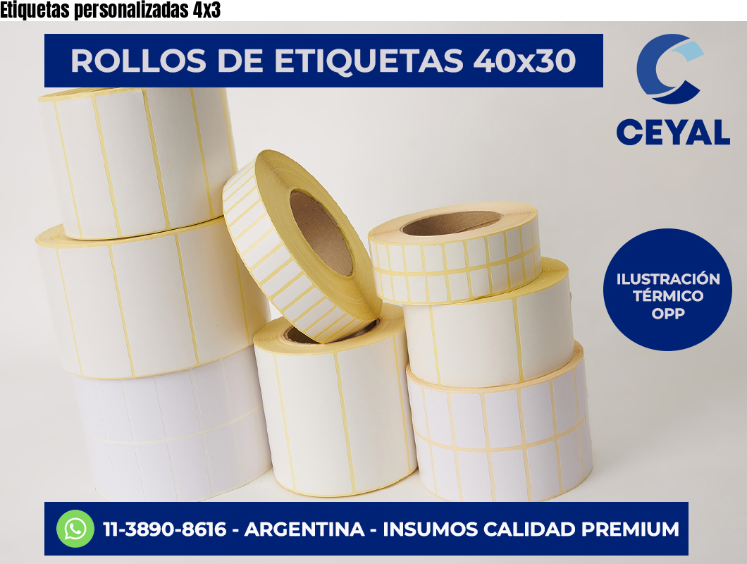 Etiquetas personalizadas 4×3