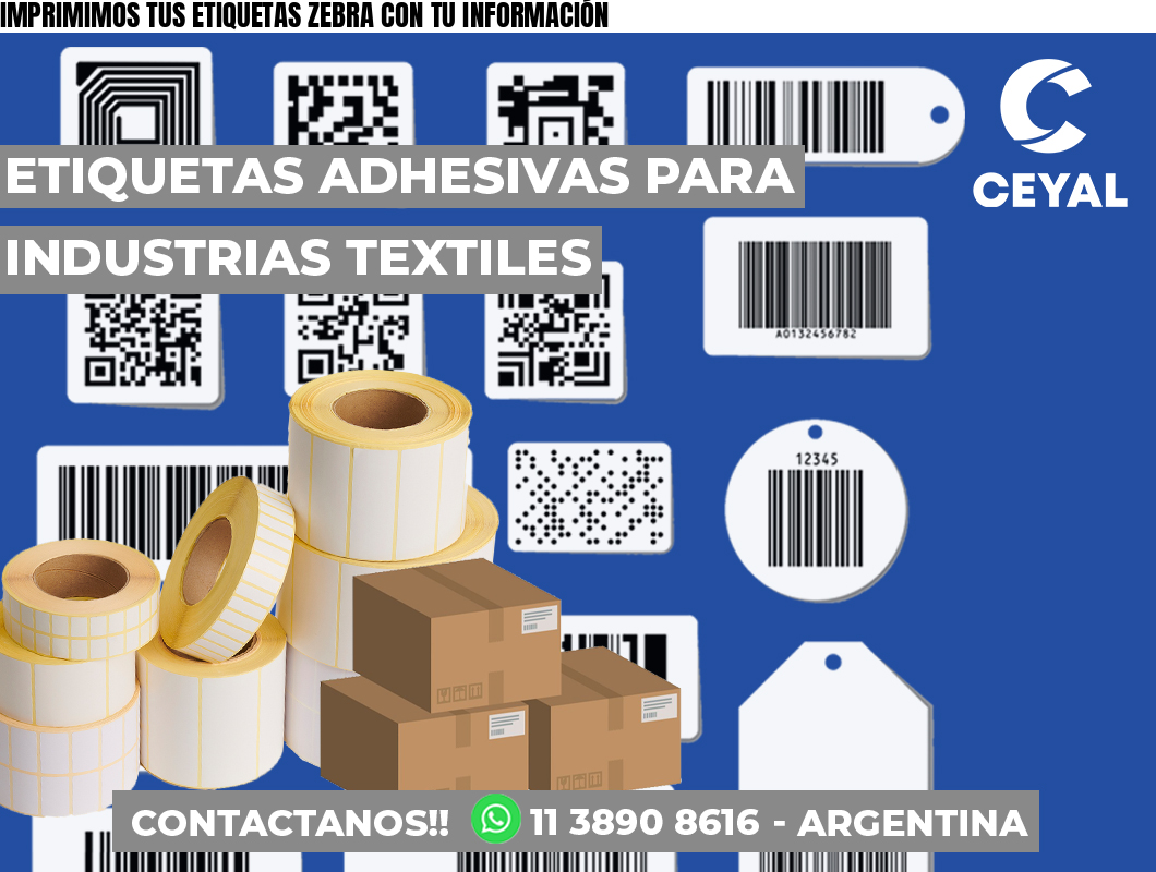 IMPRIMIMOS TUS ETIQUETAS ZEBRA CON TU INFORMACIÓN
