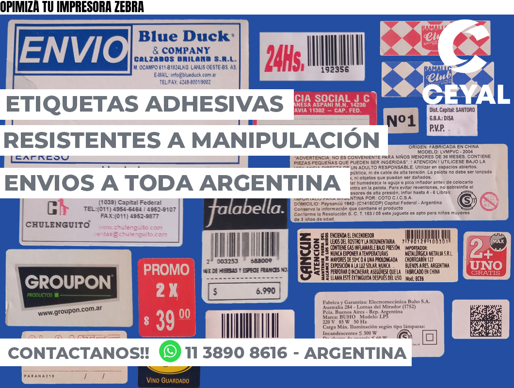 OPIMIZÁ TU IMPRESORA ZEBRA