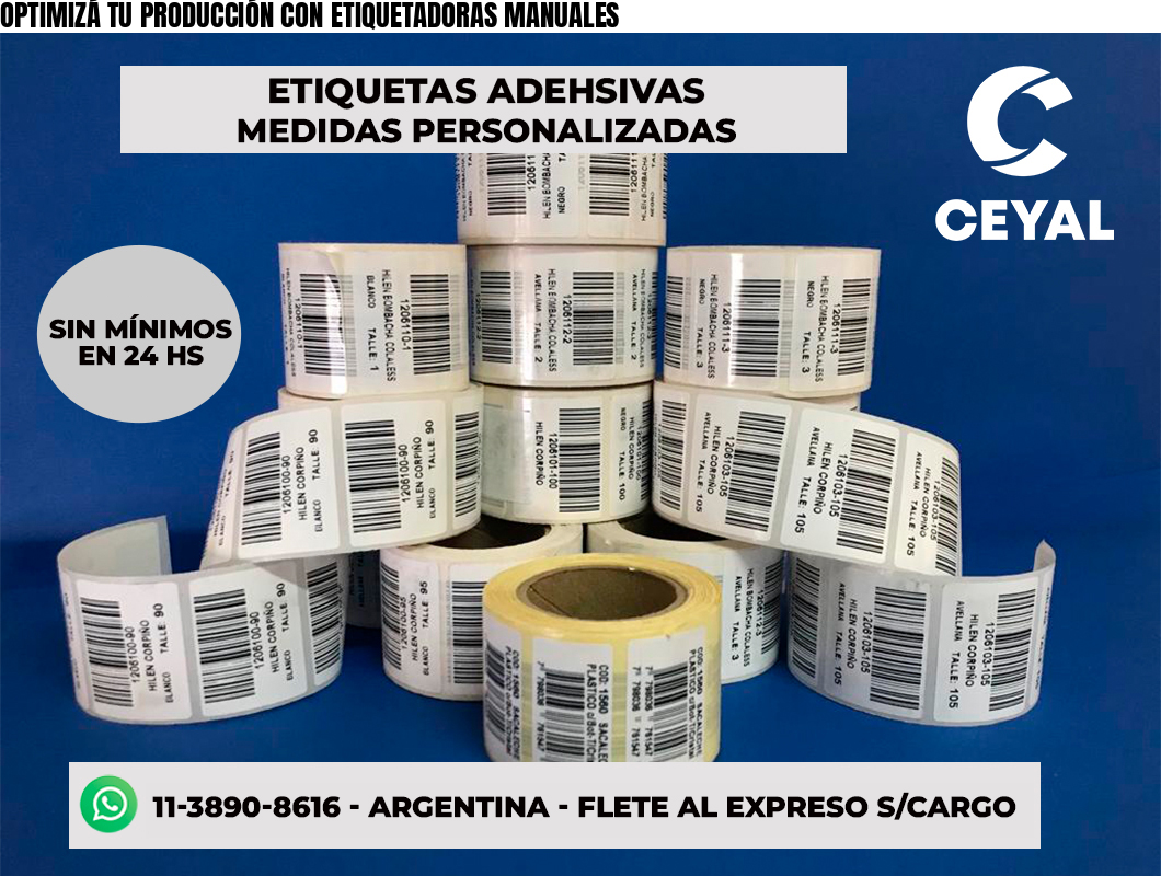 OPTIMIZÁ TU PRODUCCIÓN CON ETIQUETADORAS MANUALES