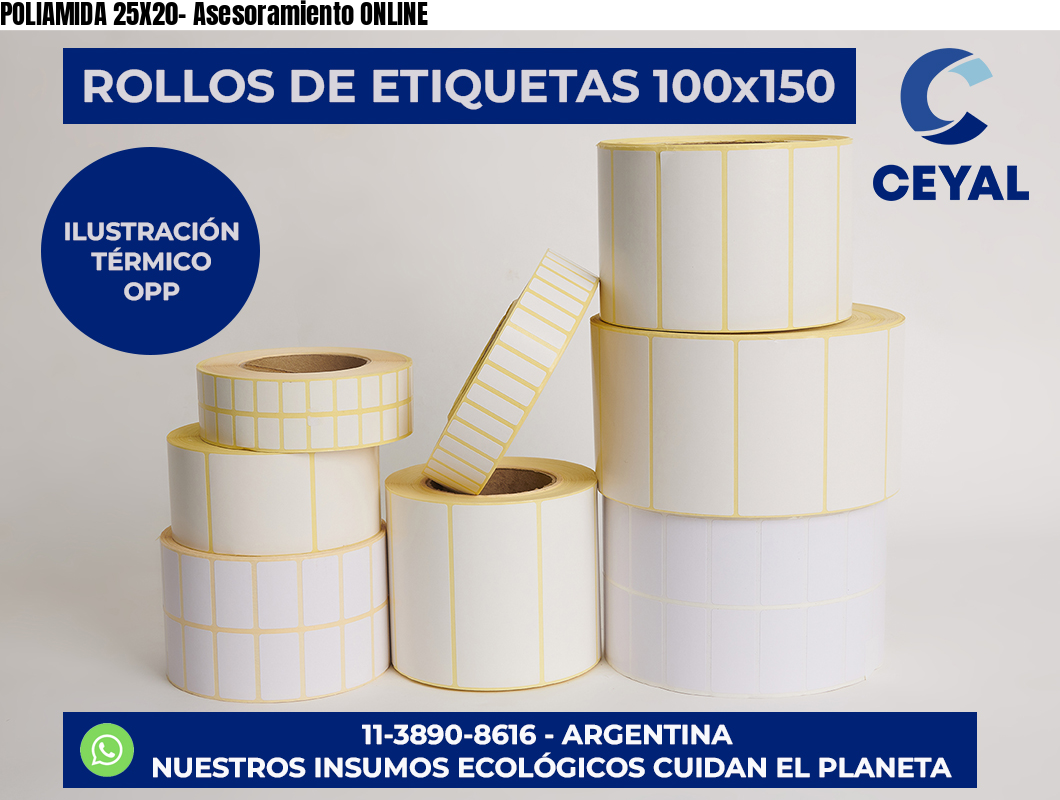 POLIAMIDA 25X20- Asesoramiento ONLINE