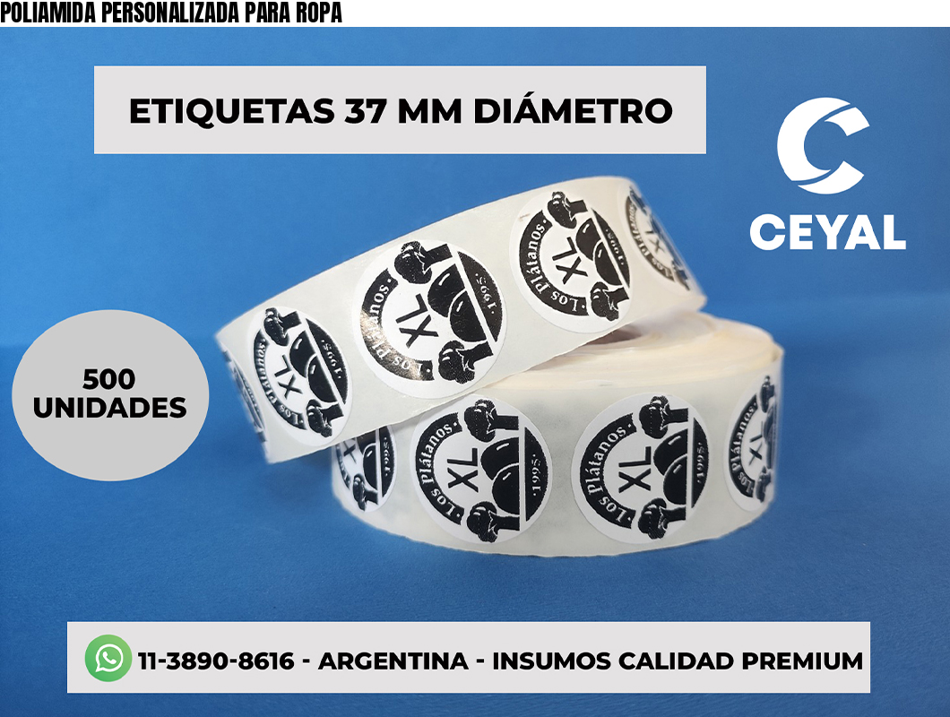 POLIAMIDA PERSONALIZADA PARA ROPA