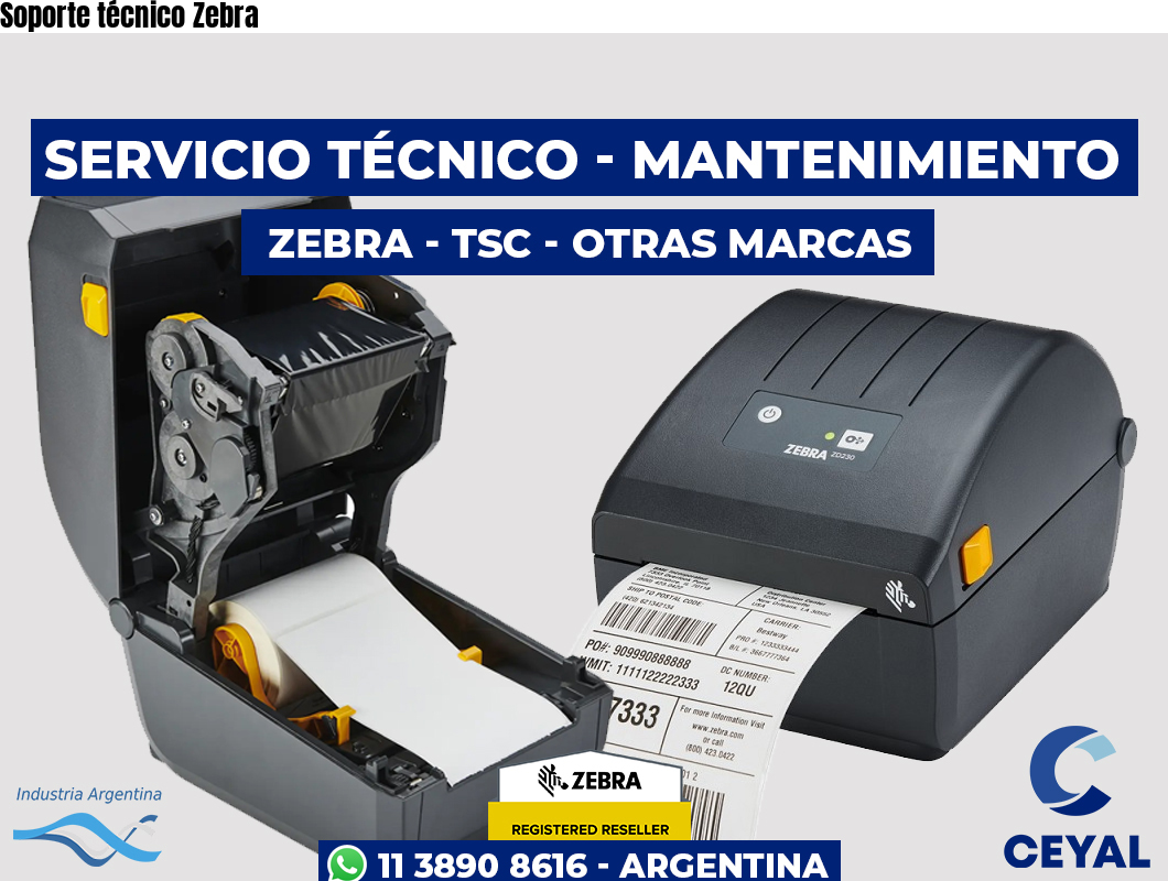 Soporte técnico Zebra
