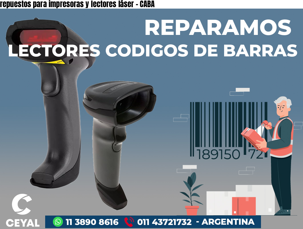 repuestos para impresoras y lectores láser - CABA