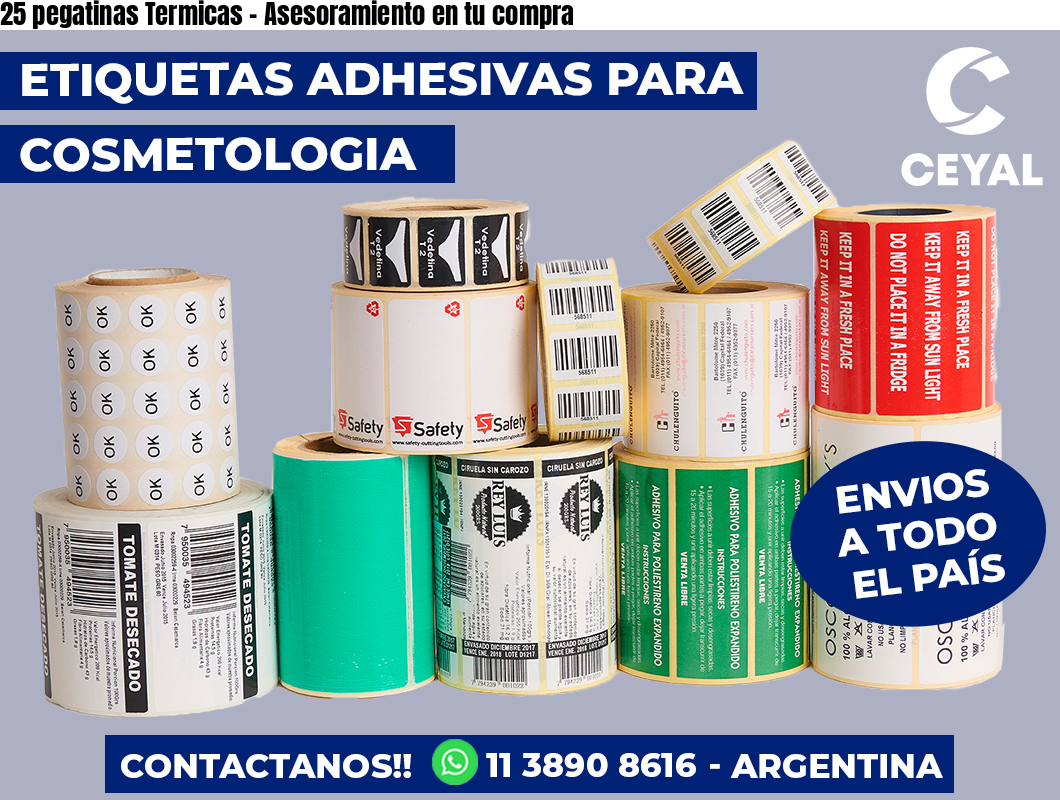 25 pegatinas Termicas - Asesoramiento en tu compra