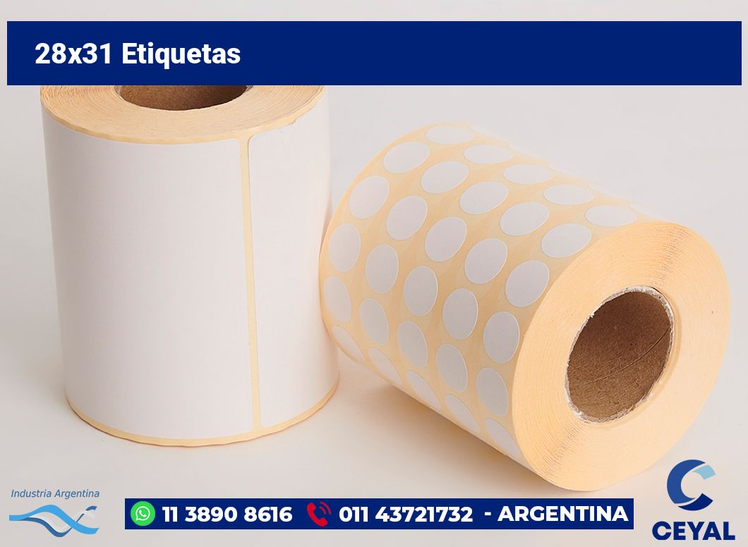 28x31 Etiquetas
