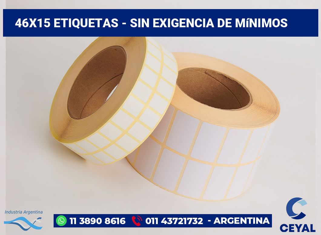 46×15 Etiquetas