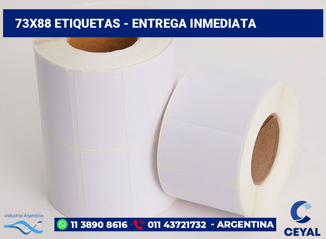 73×88 Etiquetas