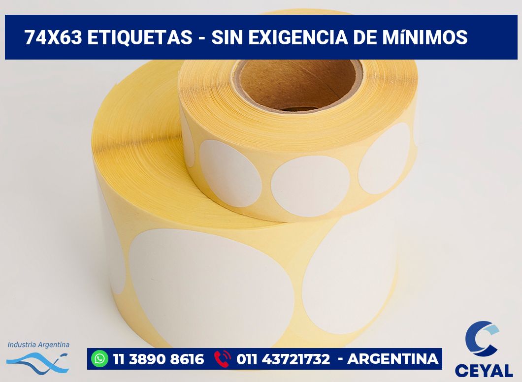 74x63 Etiquetas