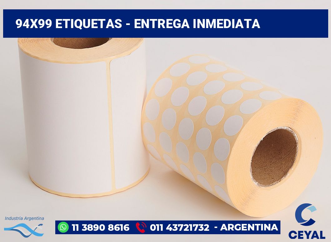 94×99 Etiquetas