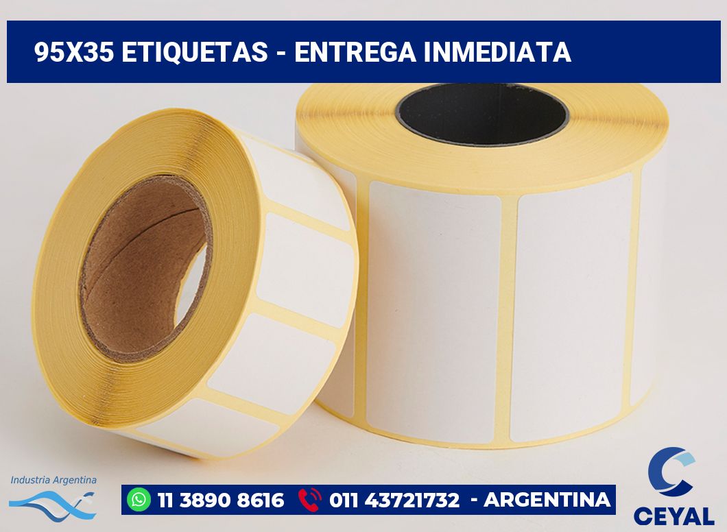 95x35 Etiquetas
