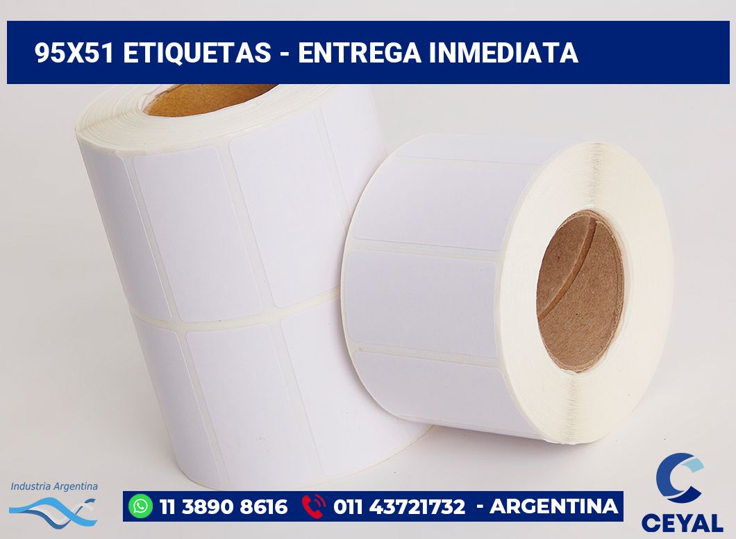 95×51 Etiquetas