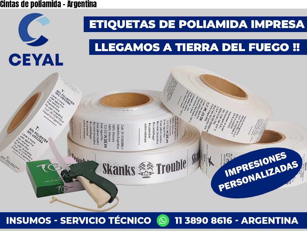 Cintas de poliamida – Argentina
