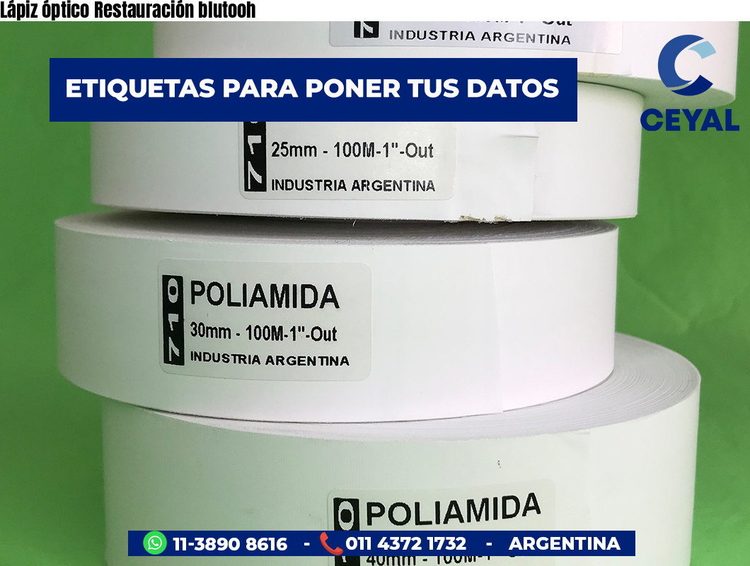 Lápiz óptico Restauración blutooh