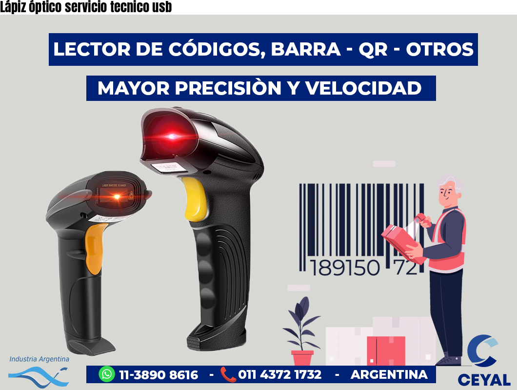 Lápiz óptico servicio tecnico usb