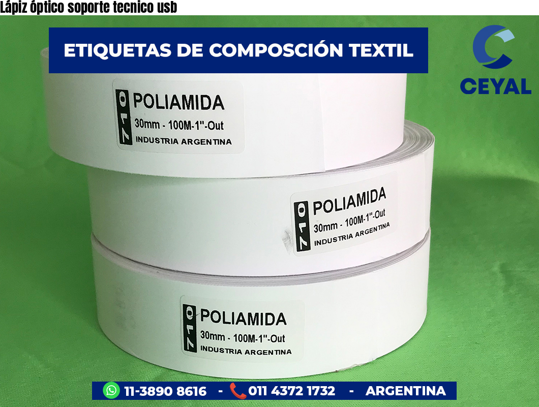 Lápiz óptico soporte tecnico usb