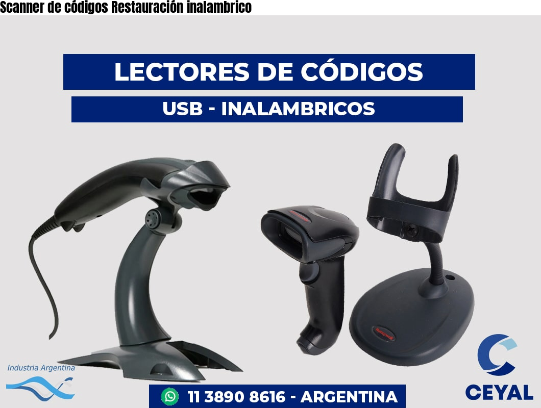 Scanner de códigos Restauración inalambrico