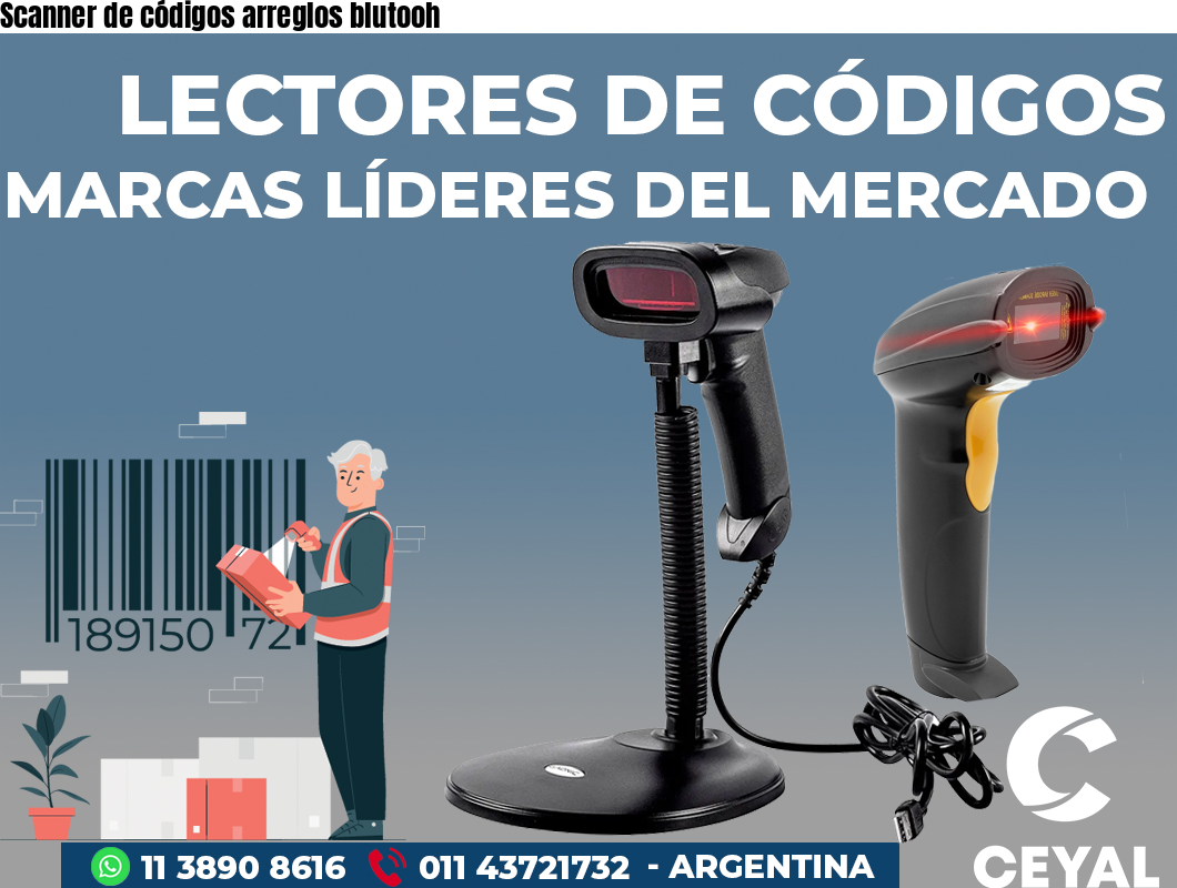 Scanner de códigos arreglos blutooh