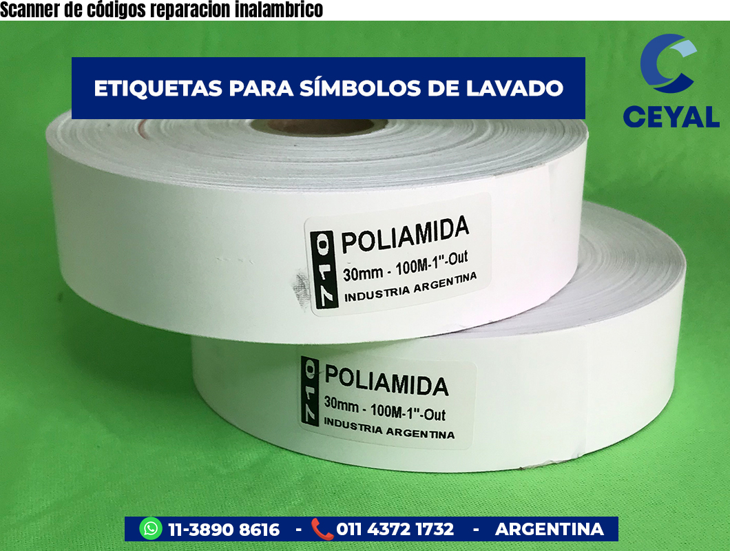 Scanner de códigos reparacion inalambrico