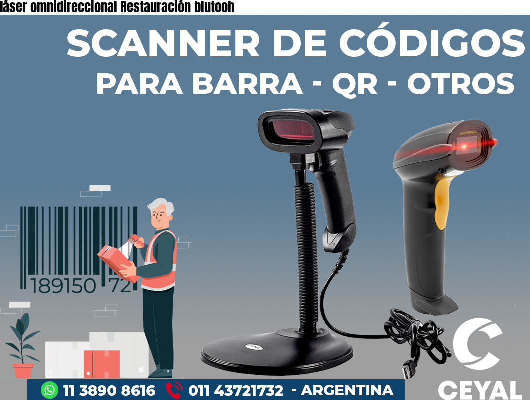 láser omnidireccional Restauración blutooh