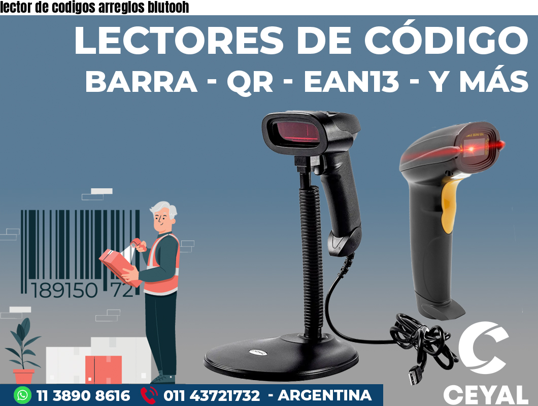 lector de codigos arreglos blutooh