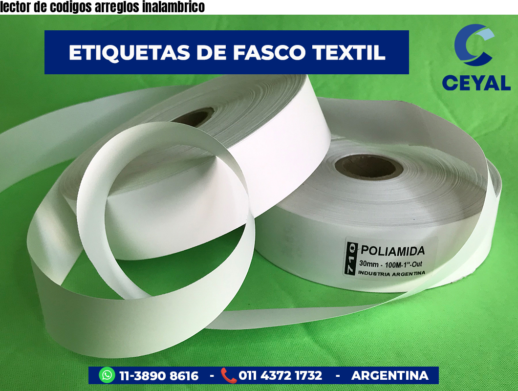 lector de codigos arreglos inalambrico
