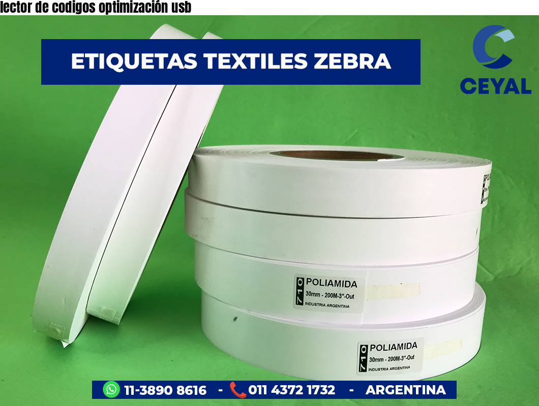 lector de codigos optimización usb