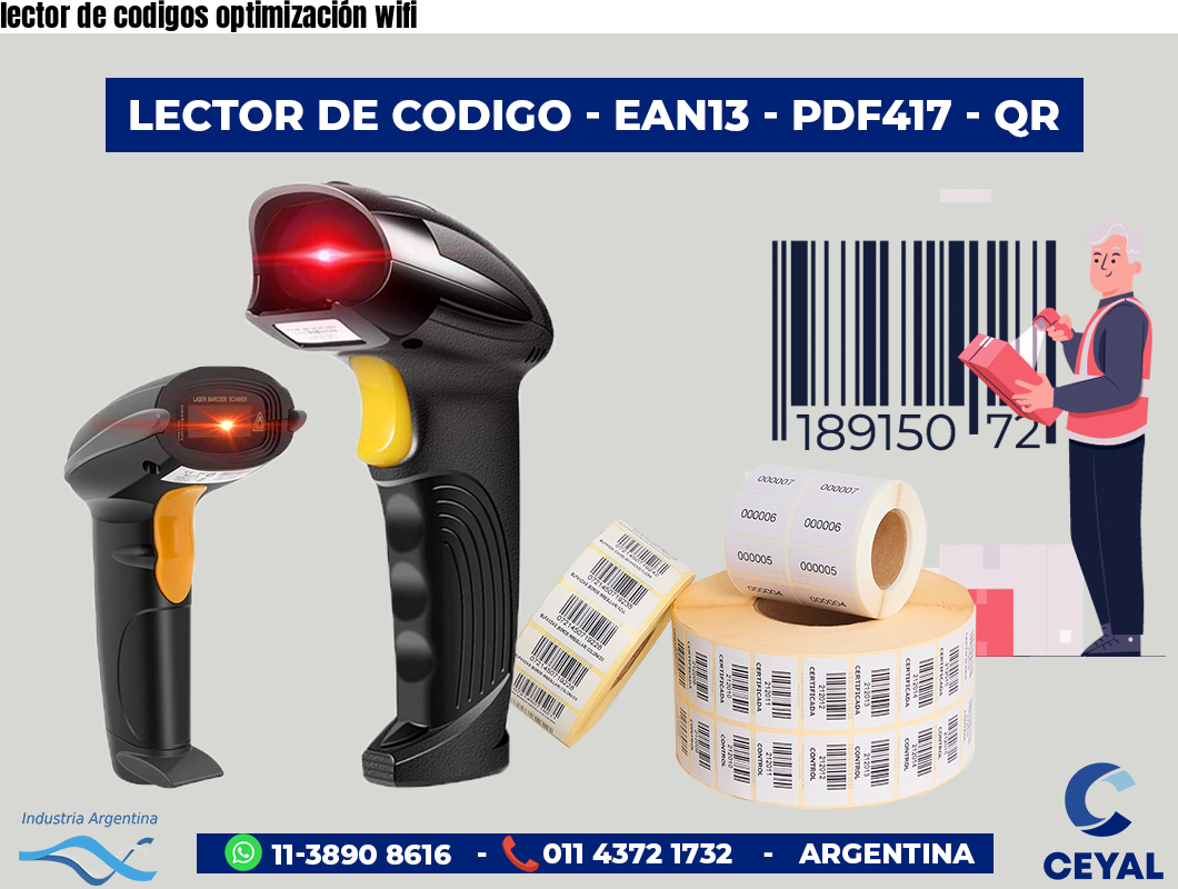 lector de codigos optimización wifi