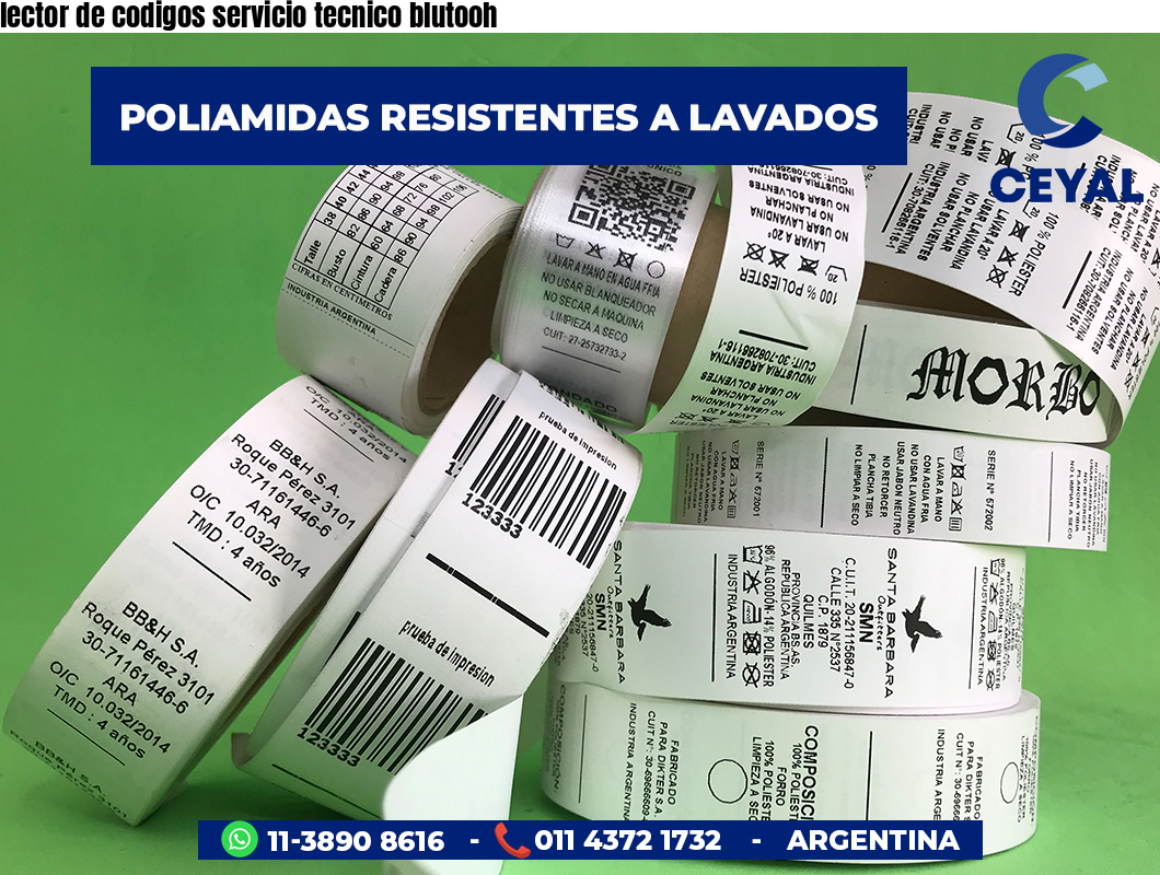 lector de codigos servicio tecnico blutooh
