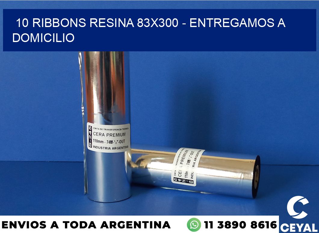 10 Ribbons resina 83×300 – entregamos a domicilio