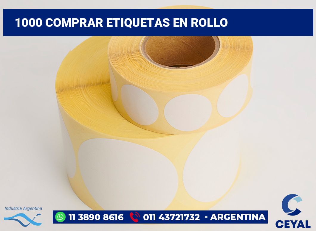 1000 Comprar etiquetas en rollo
