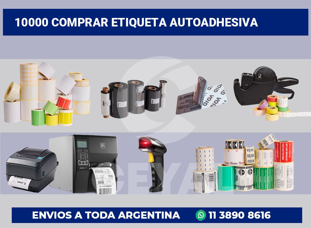 10000 Comprar etiqueta autoadhesiva