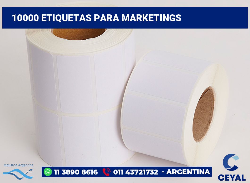 10000 Etiquetas para marketings