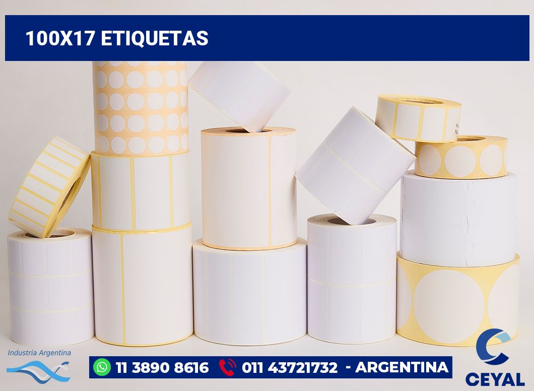 100x17 Etiquetas