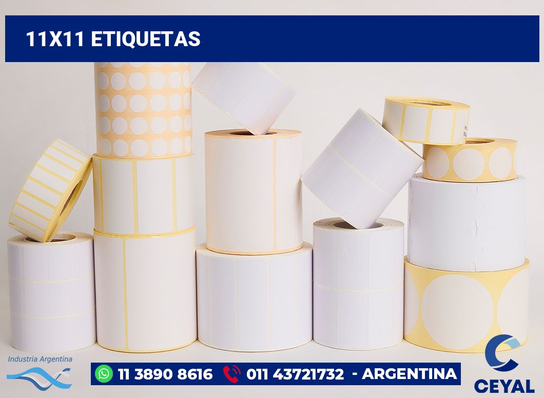 11x11 Etiquetas