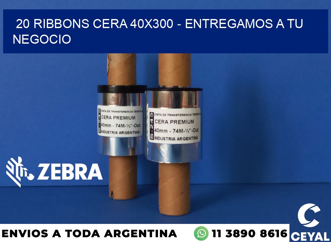 20 Ribbons cera 40x300 - entregamos a tu negocio