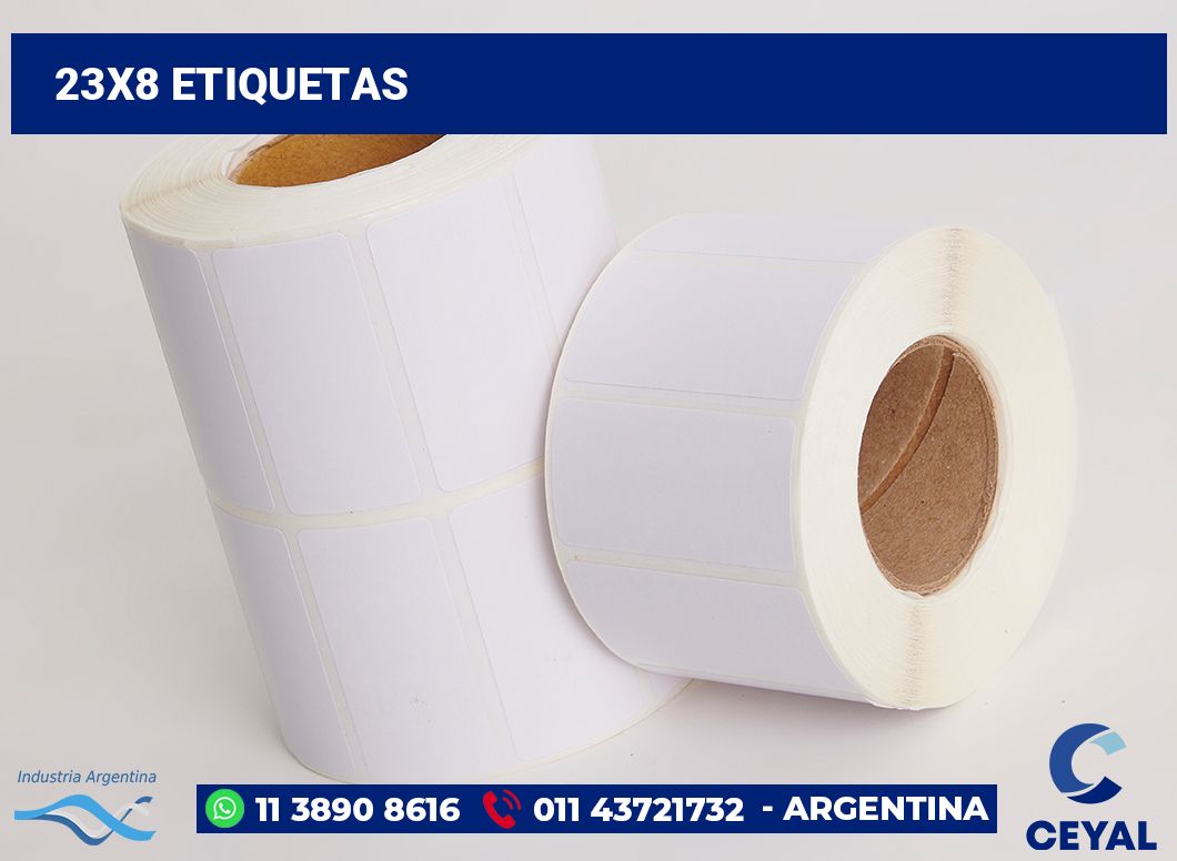 23x8 Etiquetas