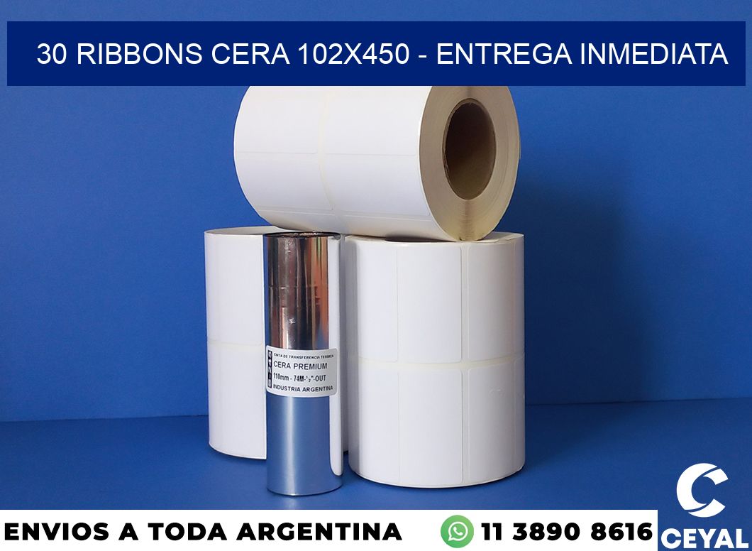 30 Ribbons cera 102×450 – Entrega inmediata