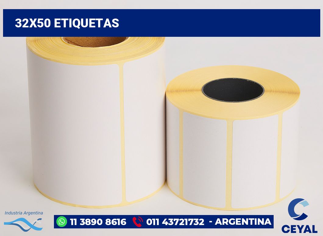 32x50 Etiquetas