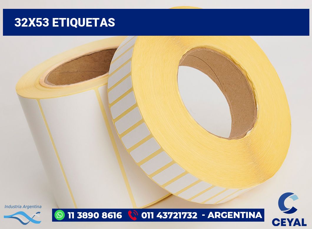 32x53 Etiquetas