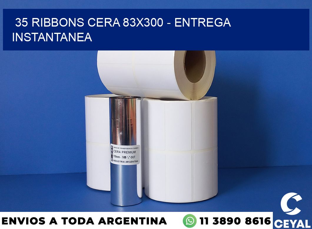 35 Ribbons cera 83×300 – entrega instantanea