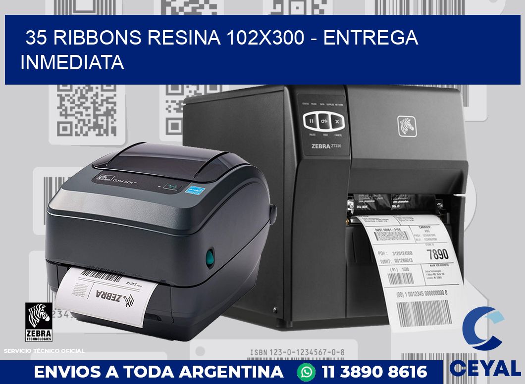 35 Ribbons resina 102x300 - Entrega inmediata