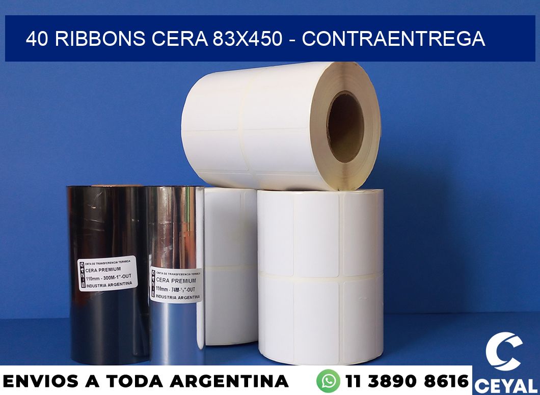 40 Ribbons cera 83×450 – contraentrega
