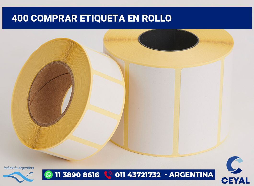 400 Comprar etiqueta en rollo