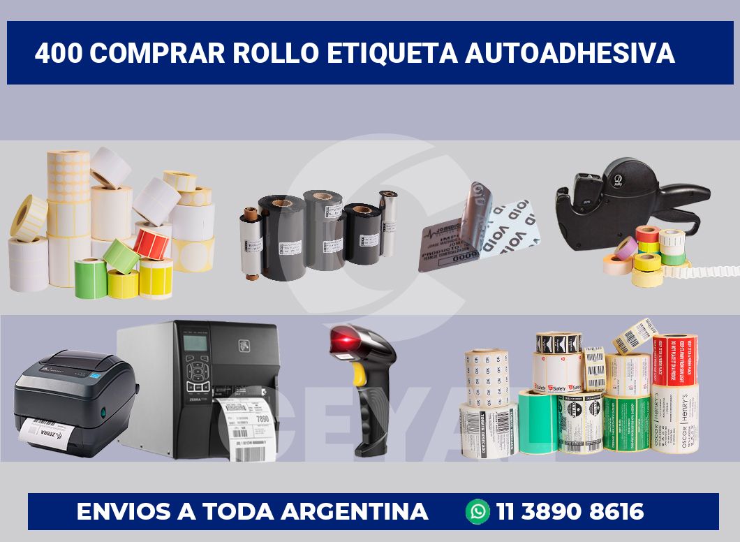 400 Comprar rollo etiqueta autoadhesiva