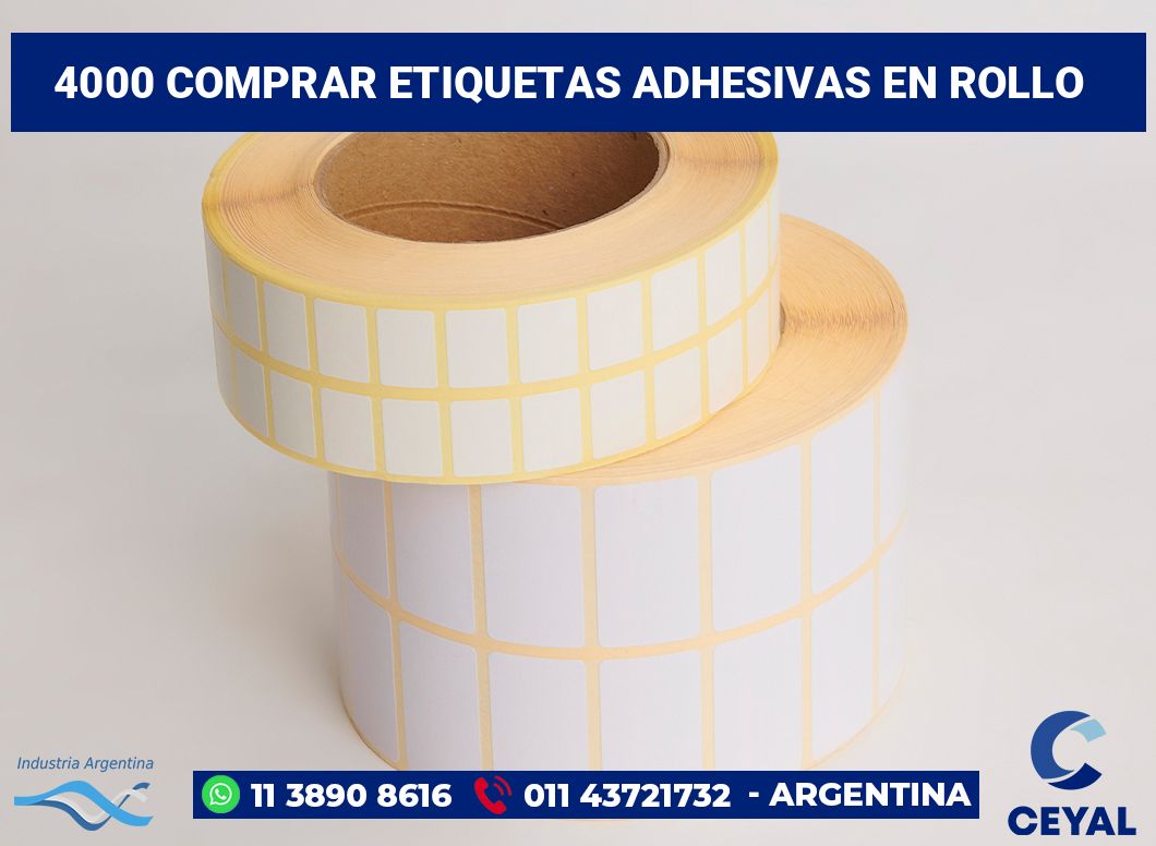 4000 Comprar etiquetas adhesivas en rollo