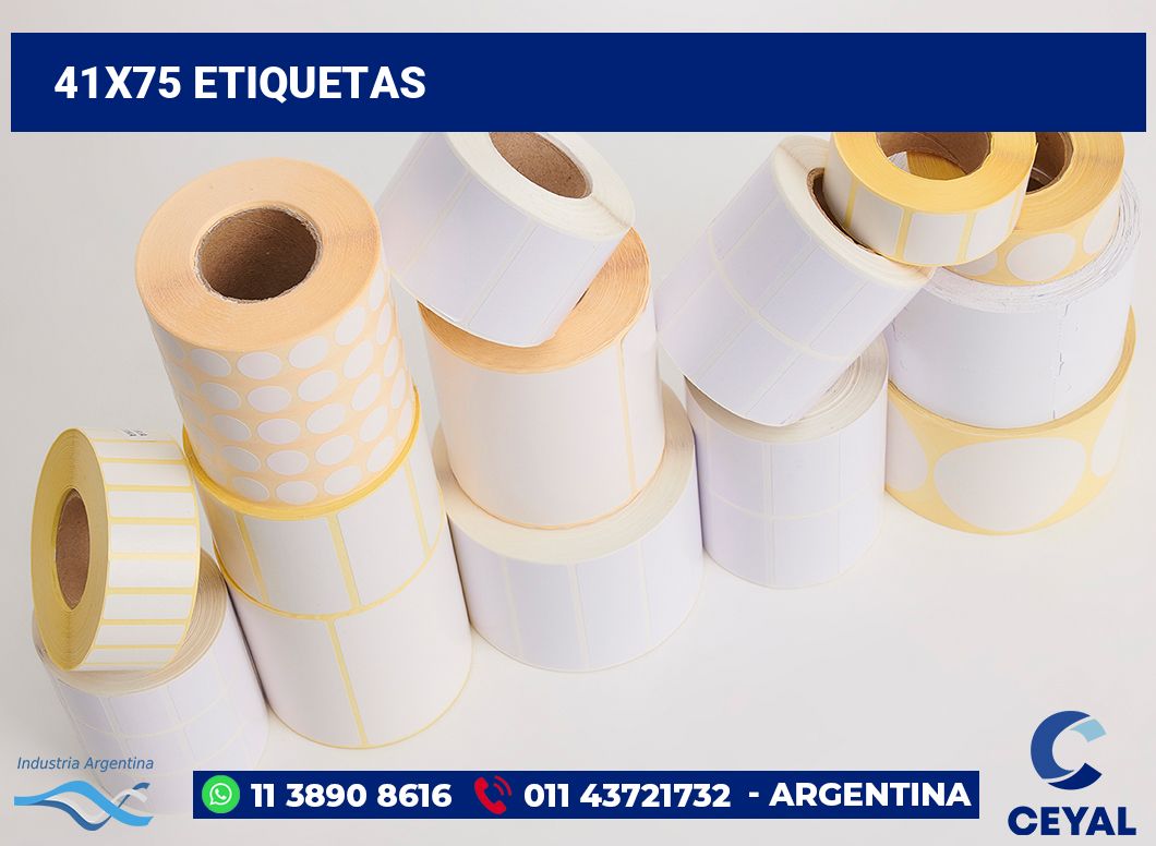 41x75 Etiquetas
