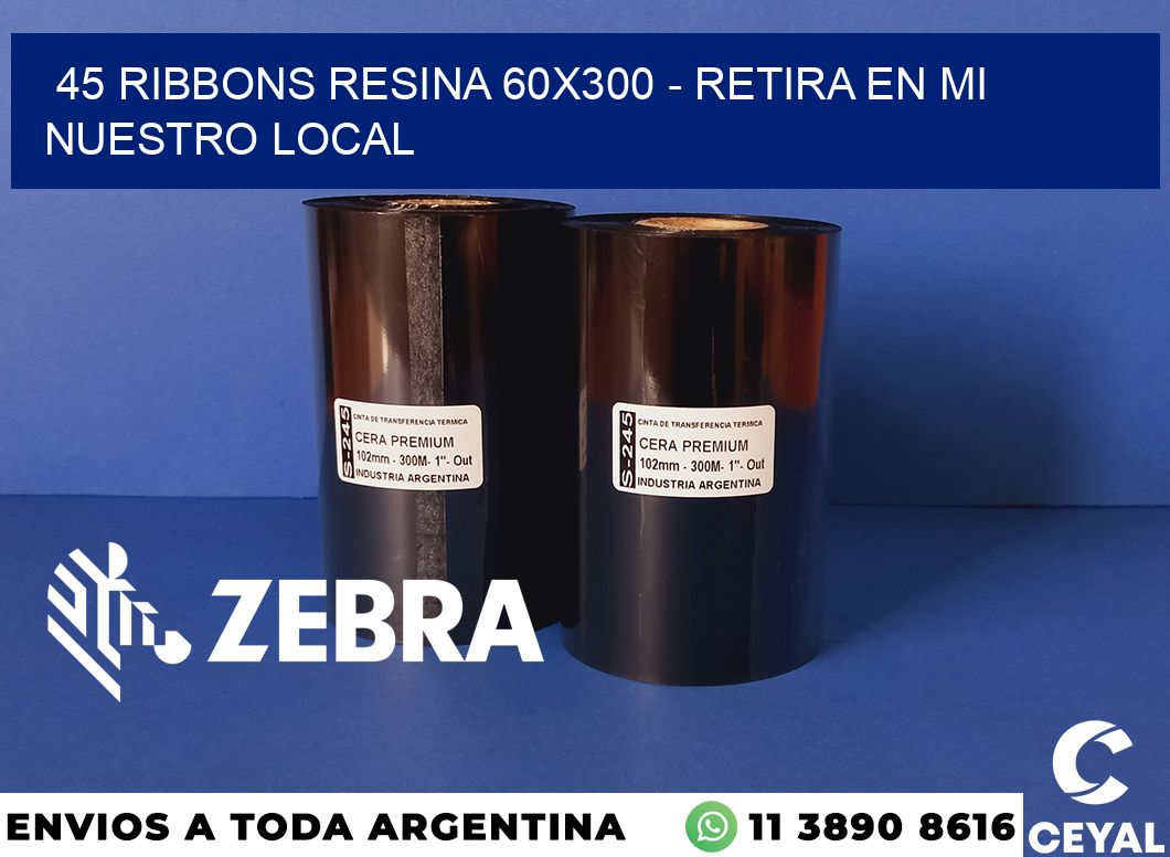 45 Ribbons resina 60x300 - retira en mi nuestro local